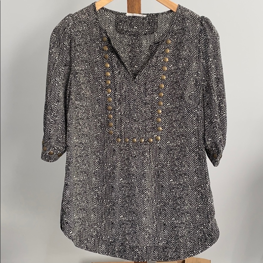 Stitch Fix black & white blouse